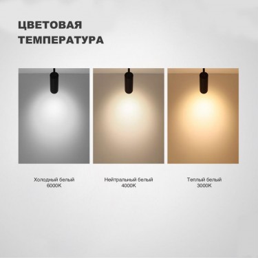 Трековый светильник с регулировкой цветовой Nail 358745