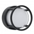 Настенный светильник 12W 4000К черный Feron DH107 06349