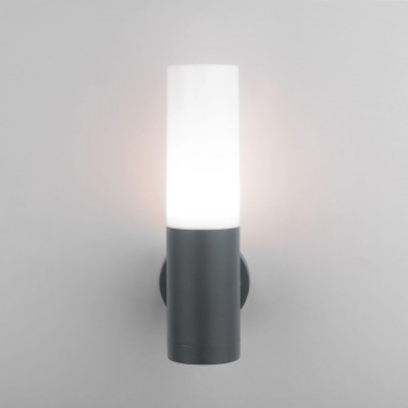 Уличный настенный светильник Glas 1418 Techno E27 серый Уличный настенный светильник Glas 1418 Techno E27 серый