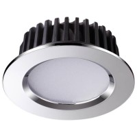 Встраиваемый светильник Drum 10W 4000K хром 357908