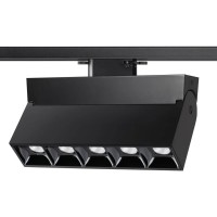 Трековый трехфазный светильник Eos 25W 4000K черный 358326