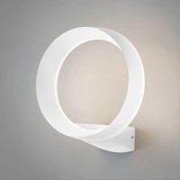 Уличный настенный светильник Ring 1710 Techno Led белый Уличный настенный светильник Ring 1710 Techno Led белый