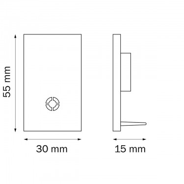 Заглушка Lightstar Barra 505167 Заглушка Lightstar Barra 505167