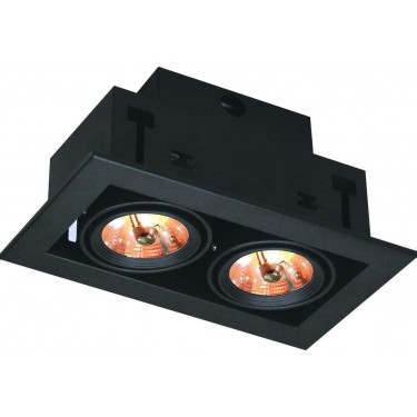 Карданный светильник Cardani Medio 2xG5.3 черный A5930PL-2BK Карданный светильник Cardani Medio 2xG5.3 черный A5930PL-2BK