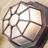Уличный настенный светильник Telarana GL 1023D капучино