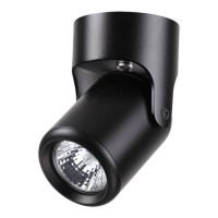 Накладной потолочный светильник GU10 черный Pipe 370453