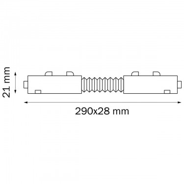 Коннектор гибкий Lightstar Barra 505157 Коннектор гибкий Lightstar Barra 505157