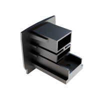 Заглушка торцевая Trinity черный TRA005EC-31B Заглушка торцевая Trinity черный TRA005EC-31B