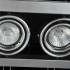 Кадранный светильник Metal Modern 2×GU10 серебро DL008-2-02-S