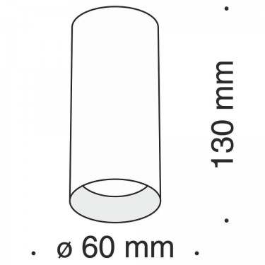 Потолочный светильник Focus GU10 графит C010CL-01GF