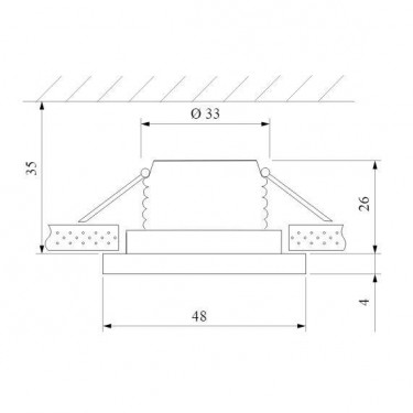 Встраиваемый светильник Plain S 15271/LED 3W белый