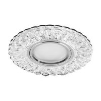 Светильник с белой LED подсветкой G5.3 прозрачный Feron CD938 29471