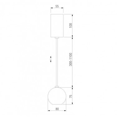 Подвесной светильник Giro 7W 4200K хром 50215/1 Led