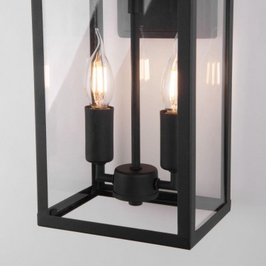 Уличный настенный светильник Candle 35150/D черный