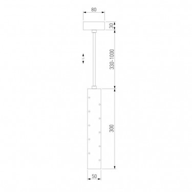 Подвесной светильник Bong 50214/1 LED 4200К золото