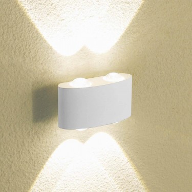 Фасадный светильник Twinky Double 1555 Techno LED белый