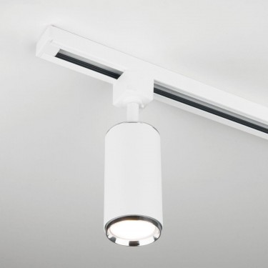 Трековый светильник Svit MRL 1013 GU10 белый/хром Трековый светильник Svit MRL 1013 GU10 белый/хром