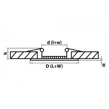 Встраиваемая панель Zocco 6W 3000K белый 224062