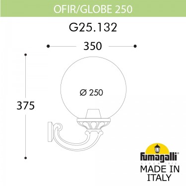 Настенный светильник Ofir/G250 G25.132.000.WYE27