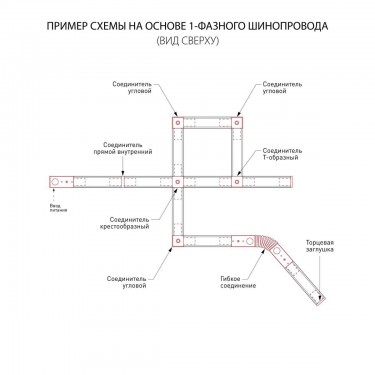 Встраиваемый однофазный шинопровод 1м белый 85082/00 Встраиваемый однофазный шинопровод 1м белый 85082/00