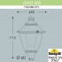 Уличный фонарь на столб Gino F50.000.000.LXH27
