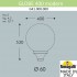 Уличный фонарь на столб Globe 400 modern G41.000.000.LYE27