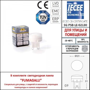 Тротуарный светильник Teresa 2L0.000.000.LXZ1L