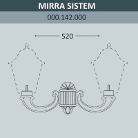 Консоль для паркового фонаря Mirra Sys 000.142.000.A0