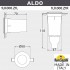 Тротуарный светильник Aldo 1L0.000.000.LXZ1L