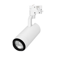 Трековый светильник с изменяемой температурой и углом LGD-GELIOS-TUNE-4TR-R80-20W Day4000-MIX (WH, 20-60 deg)