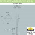 Парковый фонарь Ektor 4000/Midpilar/Vivi 2L LED GX-53 V50.372.A20.LXD6L