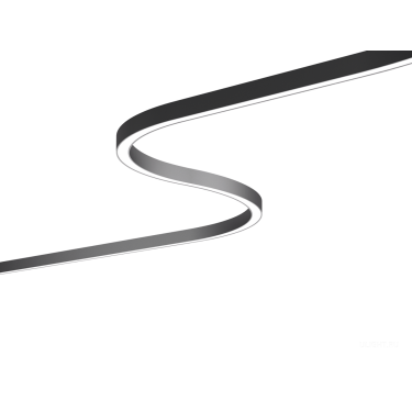 6063 Волна черный 1000mm 30W IP65 4000K