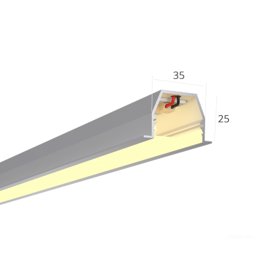 LINE 3525 IN Anod 2000mm 3000K 28W