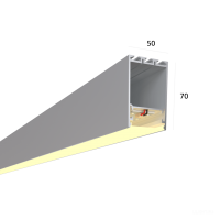 Линейный светильник LINE 5070 1250mm 50W 3000K Anod